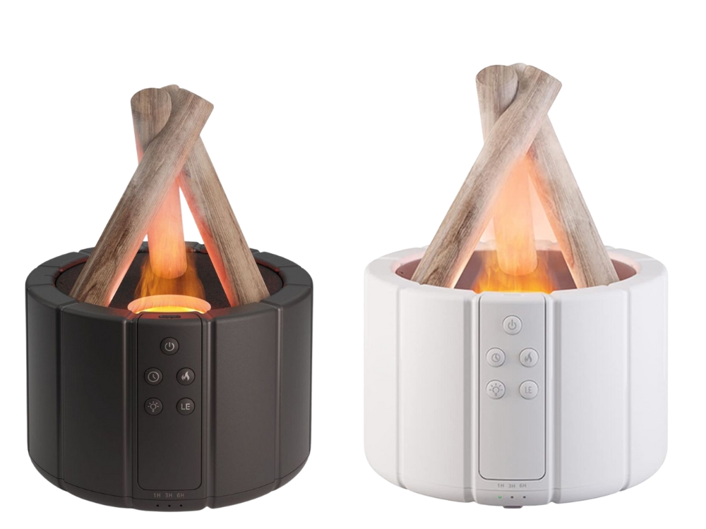 nawilżacz powietrza z efektem ogniska